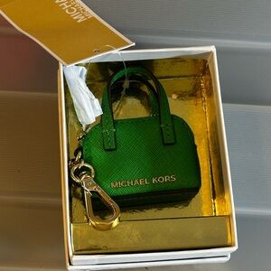 Michael Kors Palmetto Green Key Charm